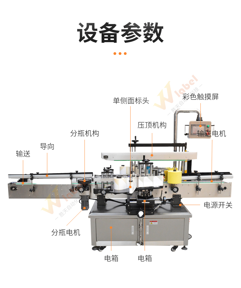 全自動(dòng)單側(cè)面貼標(biāo)機(jī)